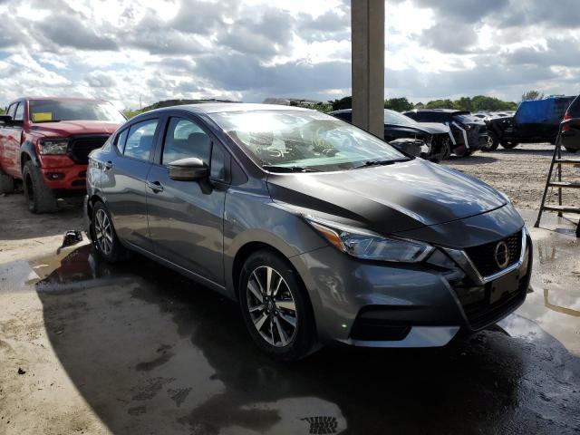 3N1CN8EV0ML864804 - 2021 NISSAN VERSA SV GRAY photo 1