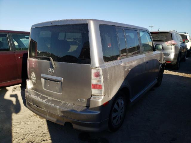JTLKT324X40155456 - 2004 TOYOTA SCION XB ვერცხლისფერი ფოტო 4