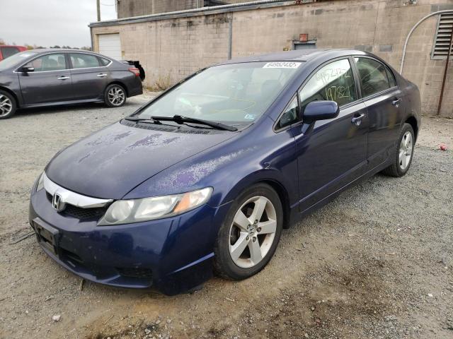 2HGFA1F69BH543517 - 2011 HONDA CIVIC LX-S أزرق صورة 2
