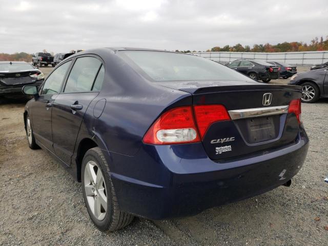2HGFA1F69BH543517 - 2011 HONDA CIVIC LX-S أزرق صورة 3