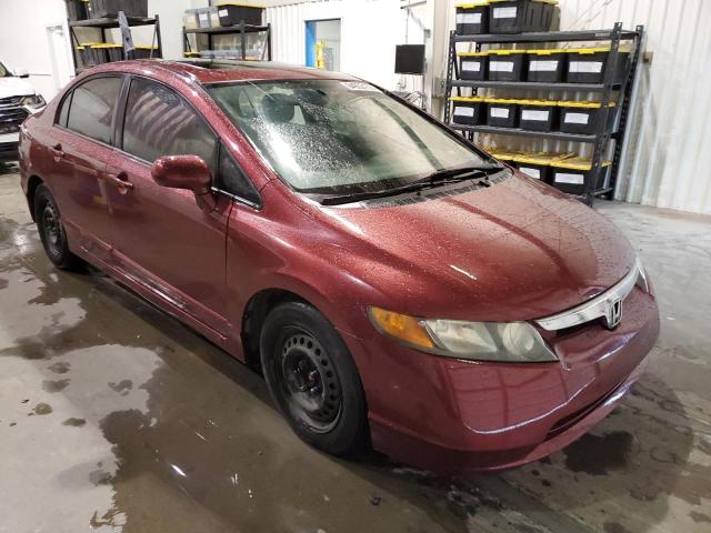 1HGFA16978L016906 - 2008 HONDA CIVIC EXL Qırmızı foto 1