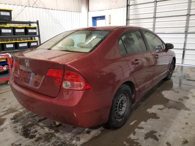 1HGFA16978L016906 - 2008 HONDA CIVIC EXL Qırmızı foto 4