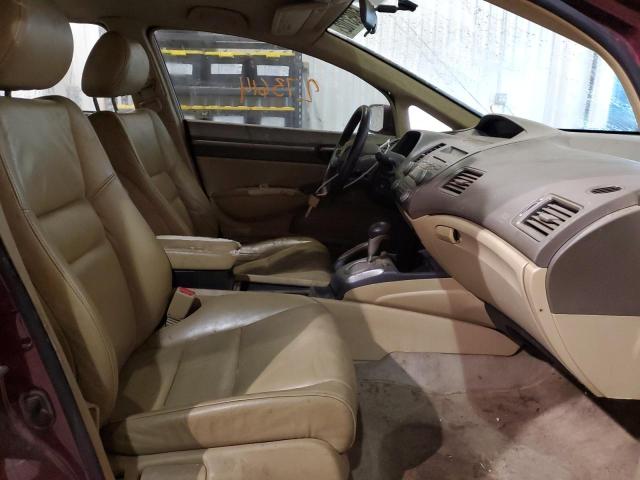1HGFA16978L016906 - 2008 HONDA CIVIC EXL Qırmızı foto 5