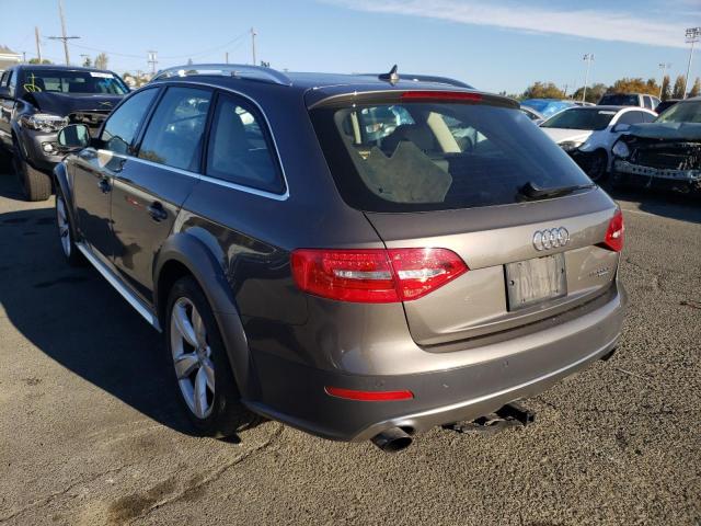 WA1UFAFL5EA093553 - 2014 AUDI A4 ALLROAD BROWN photo 3