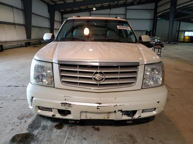 3GYFK66N24G149984 - 2004 CADILLAC ESCALADE E WHITE photo 5