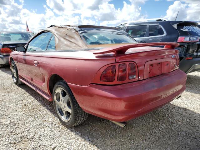 1FAFP45X8WF185199 - 1998 FORD MUSTANG GT RED photo 3