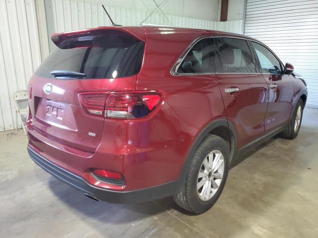 5XYPG4A36KG562380 - 2019 KIA SORENTO L RED photo 4