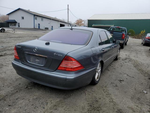 WDBNG84J66A469503 - 2006 MERCEDES-BENZ S 500 4MAT GRAY photo 4