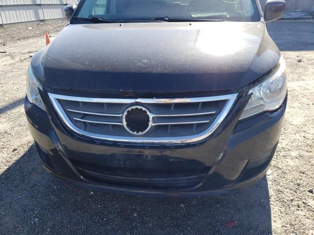 2C4RVABG0CR277010 - 2012 VOLKSWAGEN ROUTAN SE BLACK photo 9