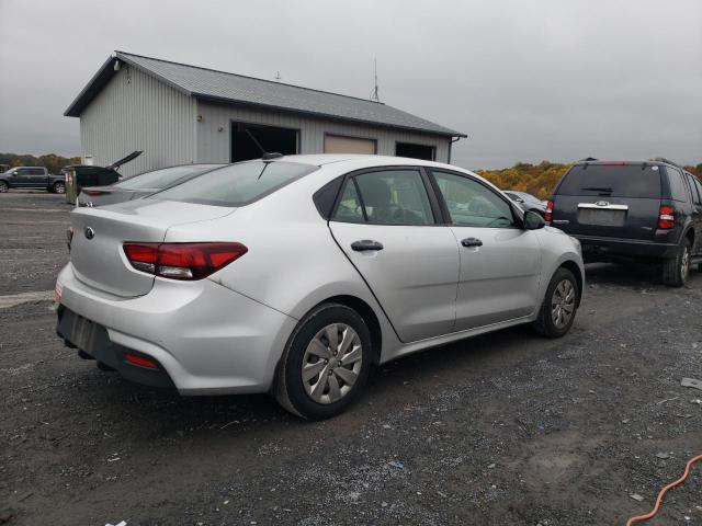 3KPA24AB0JE081449 - 2018 KIA RIO LX SILVER photo 4