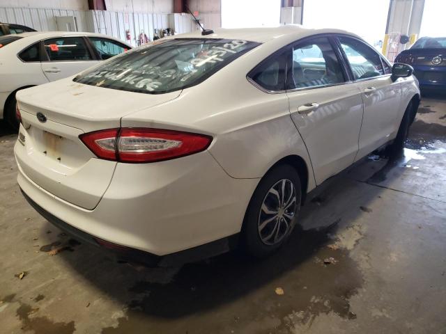 1FA6P0G73E5361408 - 2014 FORD FUSION S WHITE photo 4