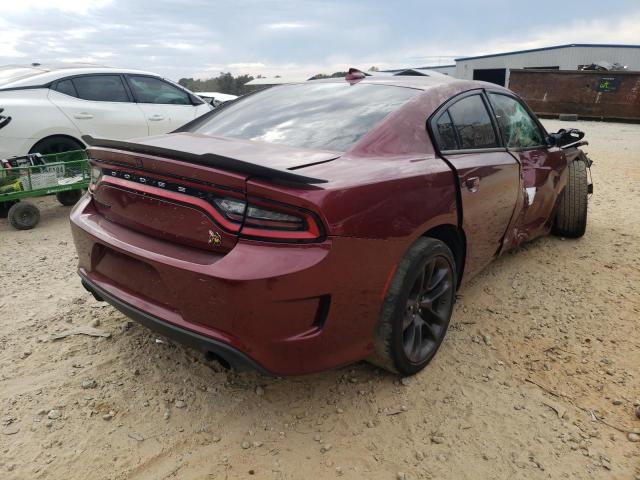 2C3CDXGJ3LH129735 - 2020 DODGE CHARGER SC BURGUNDY photo 4