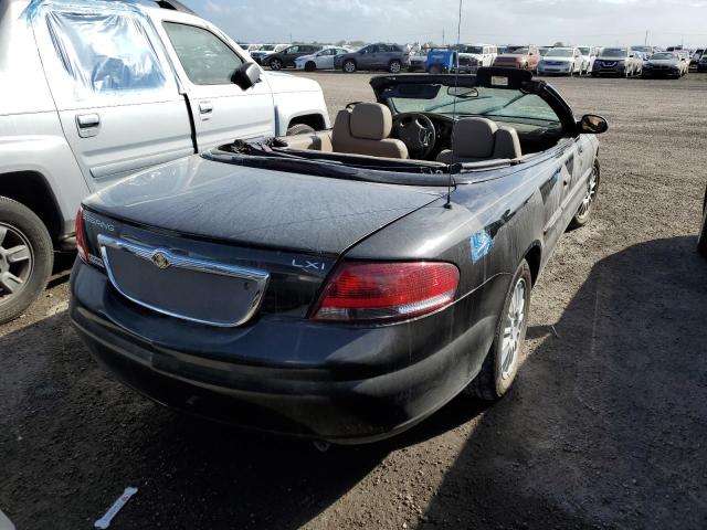 1C3EL55R54N204114 - 2004 CHRYSLER SEBRING LX BLACK photo 10