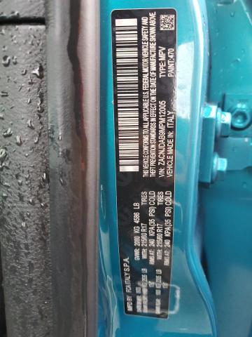 ZACNJDAB9MPM12005 - 2021 JEEP RENEGADE S BLUE photo 12