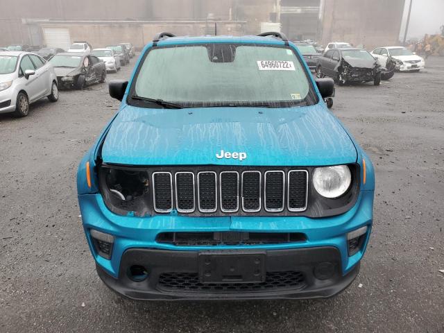 ZACNJDAB9MPM12005 - 2021 JEEP RENEGADE S BLUE photo 5