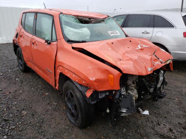 ZACCJAAT7FPB87944 - 2015 JEEP RENEGADE S ORANGE photo 1