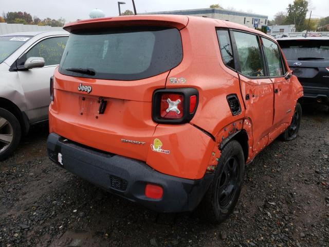 ZACCJAAT7FPB87944 - 2015 JEEP RENEGADE S ORANGE photo 4
