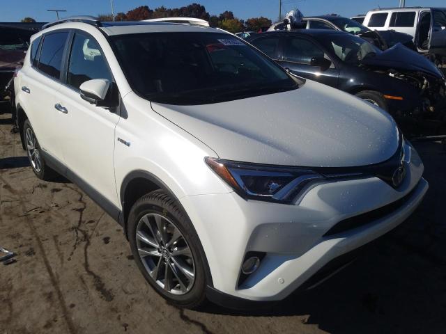 JTMDJREV6HD153106 - 2017 TOYOTA RAV4 HV LI WHITE photo 1