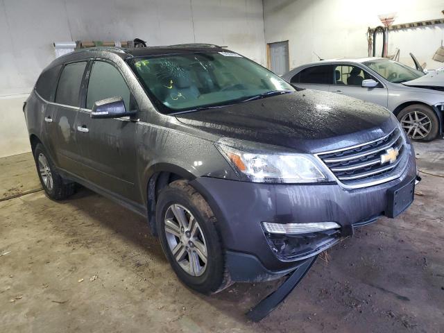 1GNKRHKD7FJ212191 - 2015 CHEVROLET TRAVERSE L GRAY photo 1