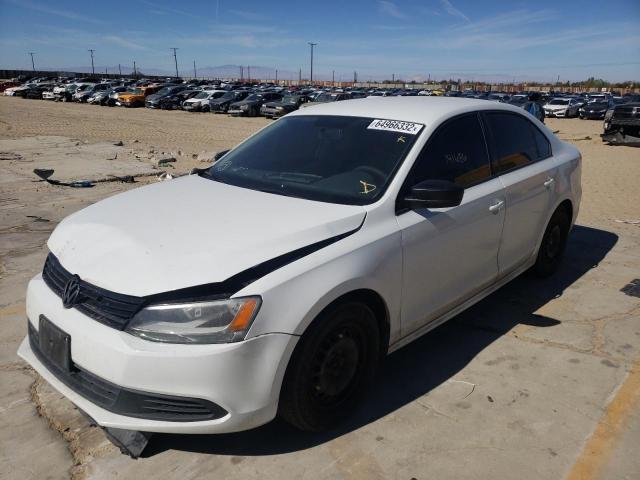 3VW2K7AJ4EM431784 - 2014 VOLKSWAGEN JETTA BASE 白色 照片 2