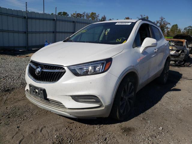 KL4CJASB7HB060060 - 2017 BUICK ENCORE PRE WHITE photo 2