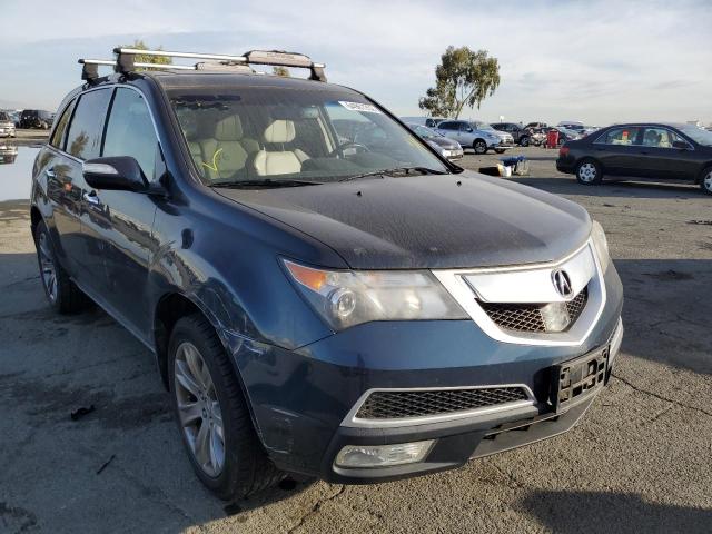 2HNYD2H51BH524303 - 2011 ACURA MDX ADVANC BLUE photo 1