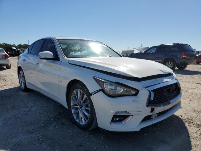 JN1EV7APXJM355346 - 2018 INFINITI Q50 LUXE WHITE photo 1