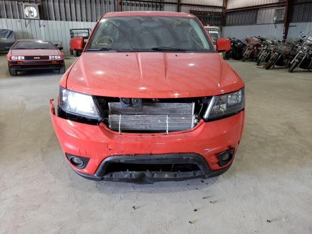 3C4PDCEG2JT425914 - 2018 DODGE JOURNEY GT RED photo 9