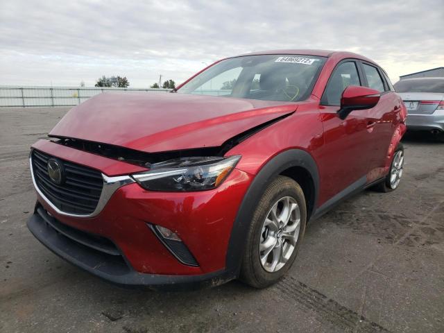 JM1DKDB79M1510408 - 2021 MAZDA CX-3 SPORT RED photo 2