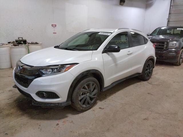 3CZRU6H1XMM727560 - 2021 HONDA HR-V SPORT WHITE photo 2