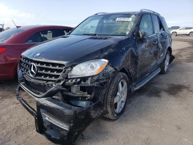 4JGDA7DB4EA304917 - 2014 MERCEDES-BENZ ML 550 4MA BLACK photo 2