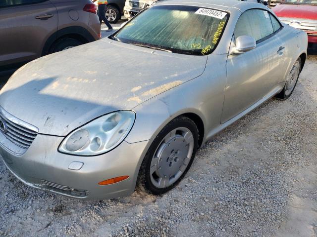 JTHFN48Y320006888 - 2002 LEXUS SC 430 SILVER photo 2