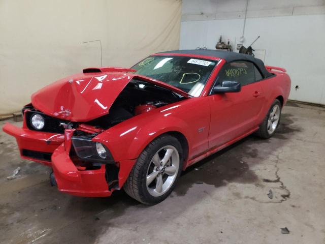 1ZVFT85H175332909 - 2007 FORD MUST RED photo 2