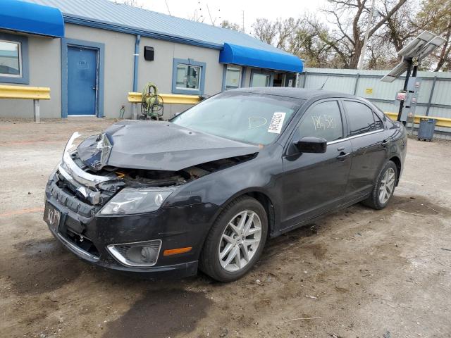 3FAHP0JA1AR275048 - 2010 FORD FUSION SEL BLACK photo 2