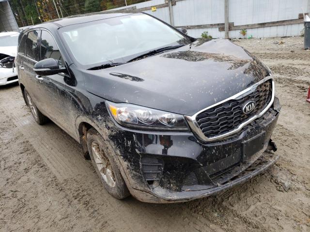 5XYPG4A32KG578396 - 2019 KIA SORENTO L BLACK photo 1