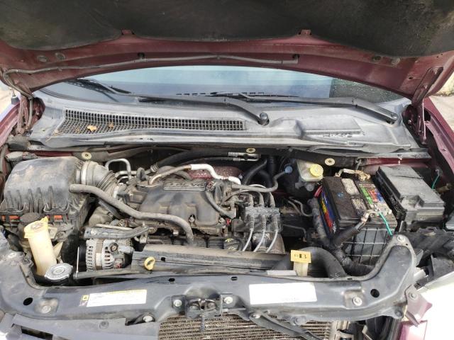 2A8HR54P38R650738 - 2008 CHRYSLER TOWN & COU MAROON photo 7