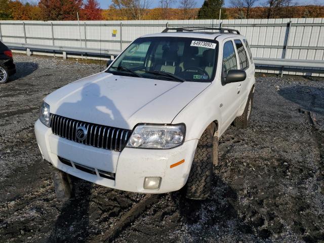 4M2YU91107KJ06301 - 2007 MERCURY MARINER LU WHITE photo 2