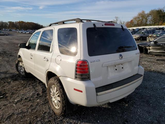 4M2YU91107KJ06301 - 2007 MERCURY MARINER LU WHITE photo 3