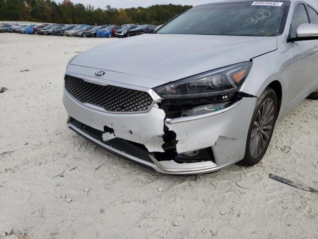 KNALC4J1XH5093480 - 2017 KIA CADENZA PR SILVER photo 9