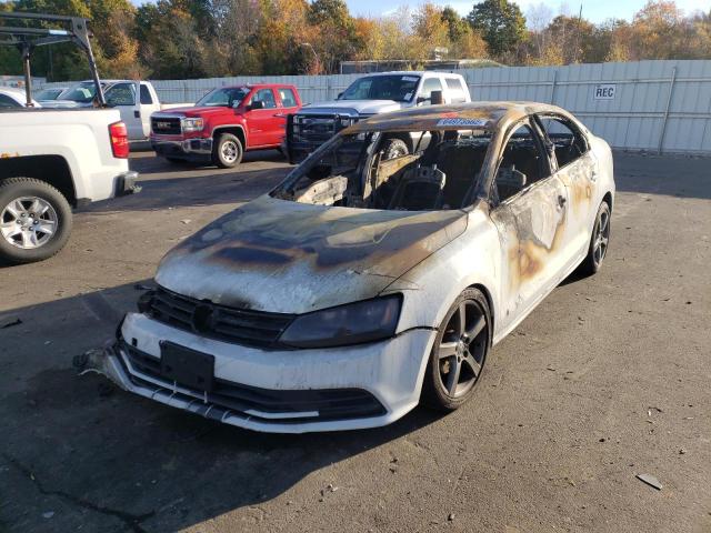 3VW1K7AJ4FM254635 - 2015 VOLKSWAGEN JETTA BASE WHITE photo 2