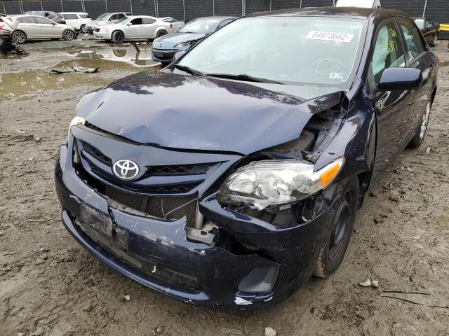 2T1BU4EE6BC551213 - 2011 TOYOTA COROLA BLUE photo 9