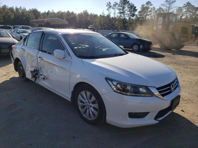 1HGCR3F8XFA017460 - 2015 HONDA ACCORD EXL WHITE photo 1