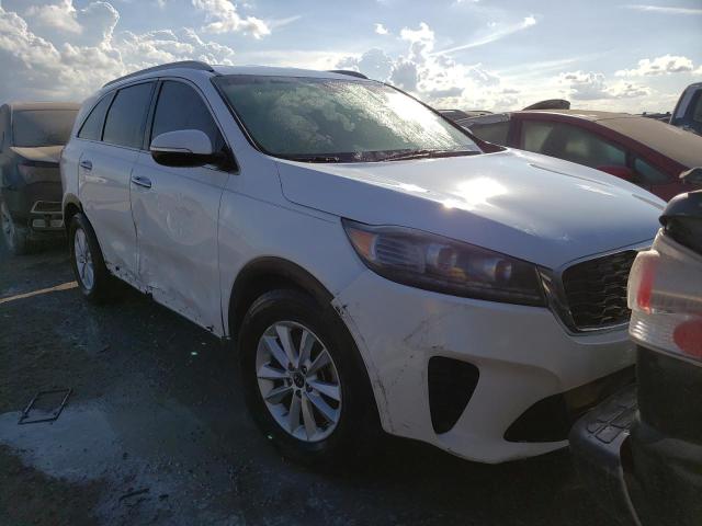 5XYPG4A33KG527750 - 2019 KIA SORENTO L WHITE photo 1