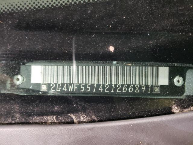 2G4WF551421266891 - 2002 BUICK REGAL GS Күміс фото 10