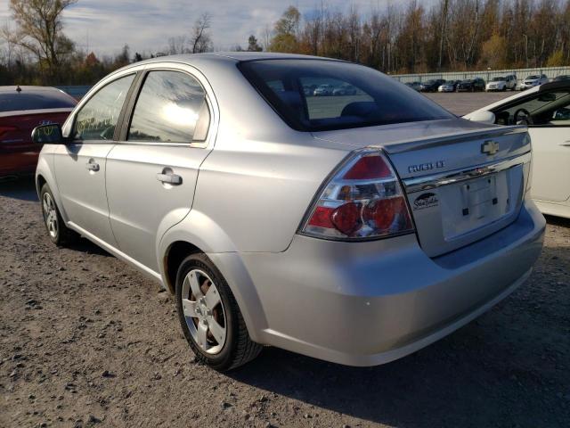 KL1TD5DE0BB125096 - 2011 CHEVROLET AVEO LS SILVER photo 3