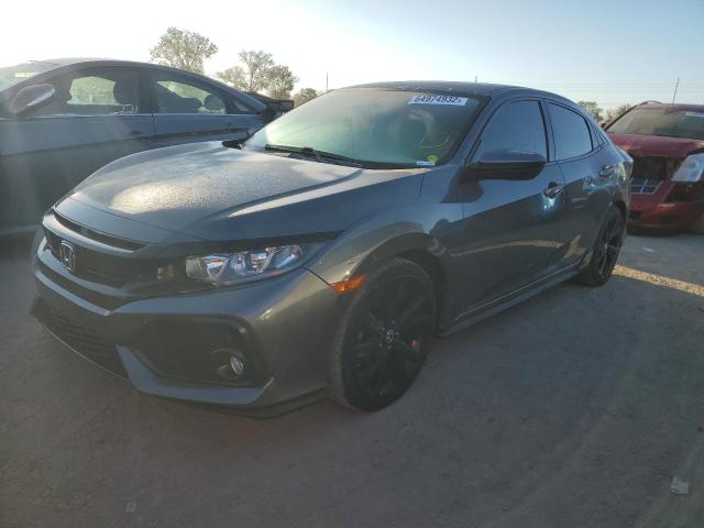 SHHFK7H45JU225424 - 2018 HONDA CIVIC SPOR GRAY photo 2