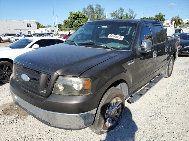 1FTPW12V56KD51737 - 2006 FORD F-150 XLT CHARCOAL photo 2