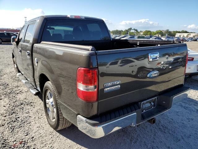 1FTPW12V56KD51737 - 2006 FORD F-150 XLT CHARCOAL photo 3