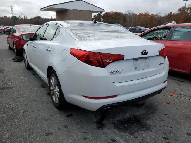 5XXGN4A74DG248632 - 2013 KIA OPTIMA EX WHITE photo 3