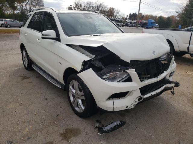 4JGDA5HB9CA052092 - 2012 MERCEDES-BENZ ML 350 4MA WHITE photo 1